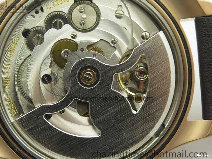 MIROTIME 0823 Big Pilot IW510301 Satin-Polished RG YLF Best Edition Black Dial On Leather Strap A Flexible 7222